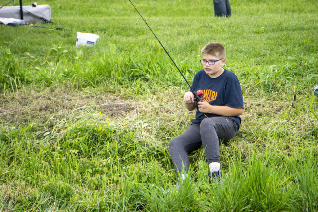 The County Line Free fishing day for kids! The County Line